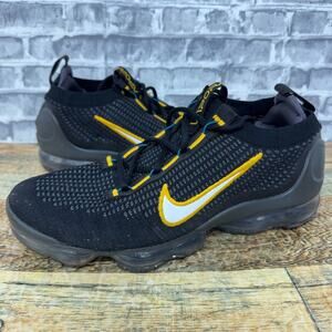 Nike Air VaporMax 2021 FK Black University Gold DH4086-001 Mens Size 10.5 Rare